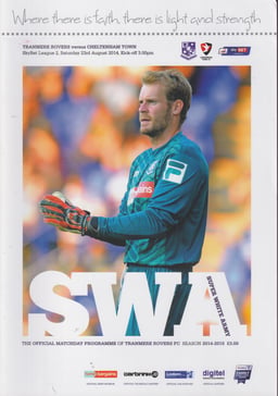 Tranmere Rovers v Cheltenham Match Programme 2014-08-23